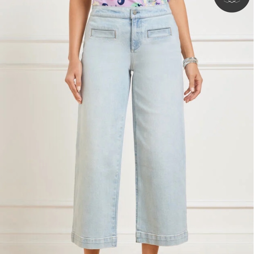 Talbots Wide Crop Jeans Size 6